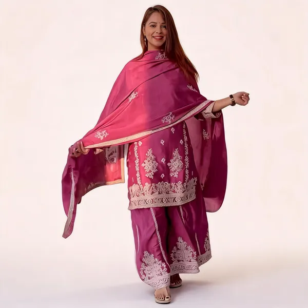 MF_441_Pink_Heavy_Chinnon_Dress