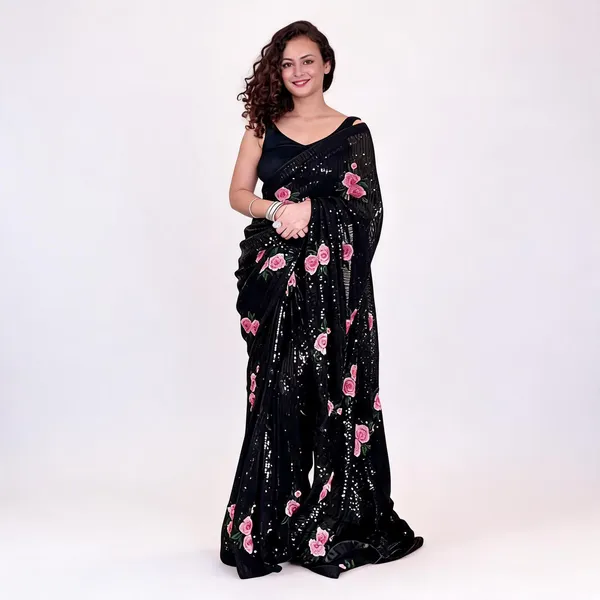 NC_5256_Heavy_Georgette_Fabric_Saree