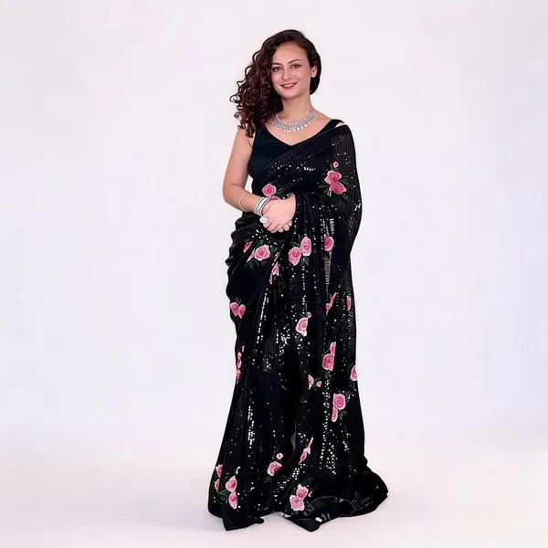 NC_5256_Heavy_Georgette_Fabric_Saree