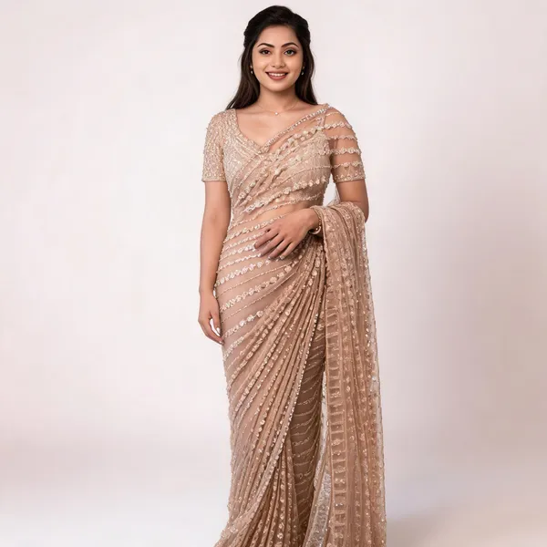 NC_5274_Beautiful_fancy_Sequance_Saree