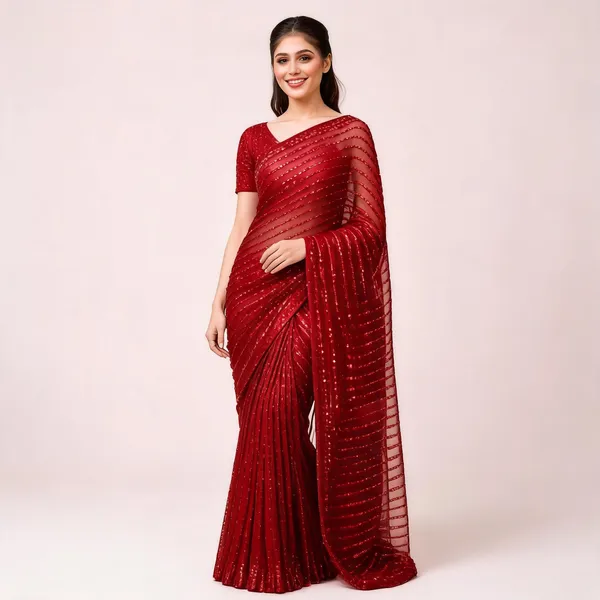 NC_5291_Soft_Georgette_Party_Wear_Saree