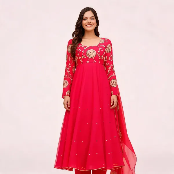 PC_392_Red_Embroidered_Gown