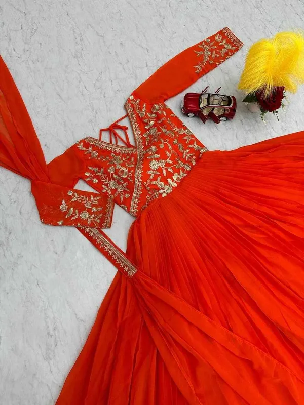 PC_421_Orange_Fox_Georgette_Gown
