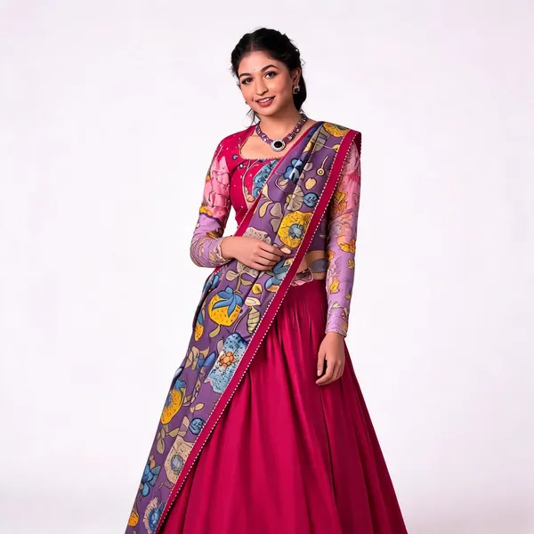 Pc_437_Cotton_Kalamkari_Print_Lehenga