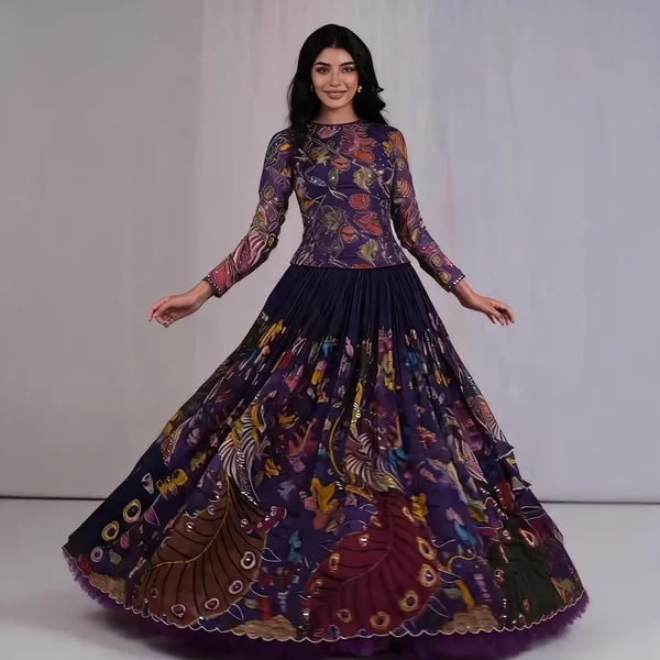 PC_458_Cotton_Kalamkari_Print_Lehenga