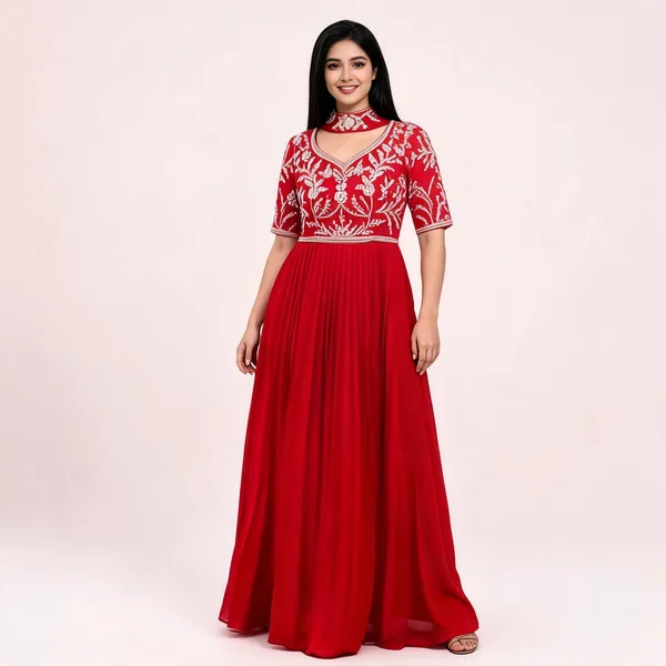 PC_459_Red_Fox_Georgette_Embroidered_Gown