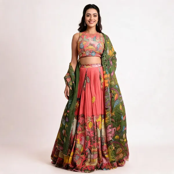 PC_467_Kalamkari_Lehenga