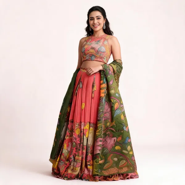 PC_467_Kalamkari_Lehenga