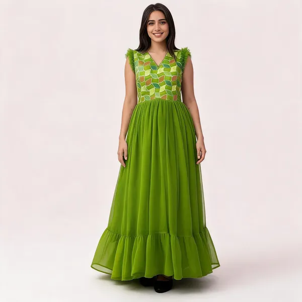 PC_468_Green_Embroidered_Gown