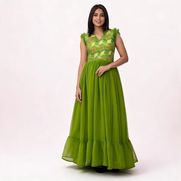 PC_468_Green_Embroidered_Gown