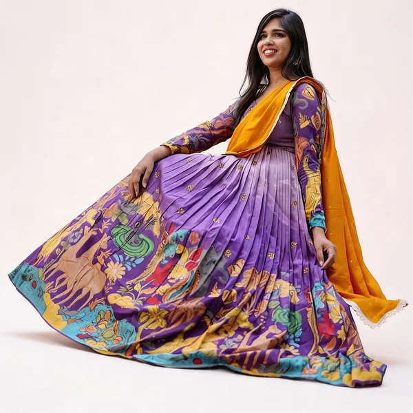 PC_478_Kalamkari_Lehenga