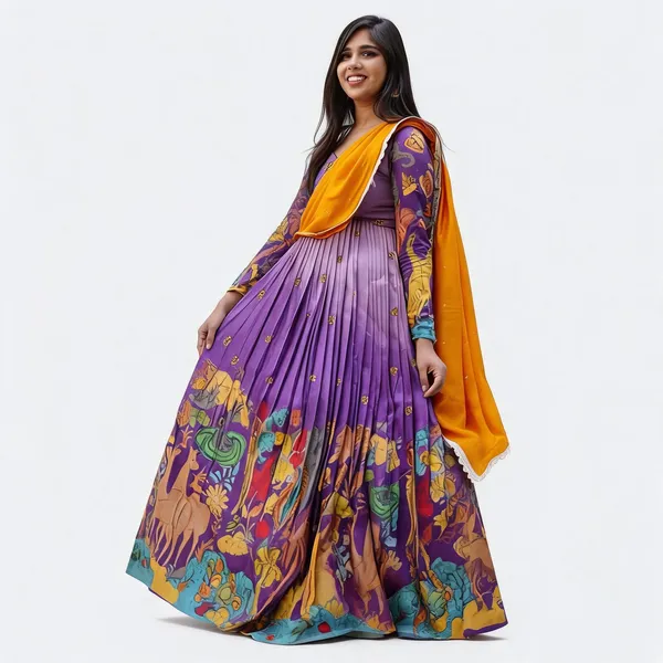 PC_478_Kalamkari_Lehenga