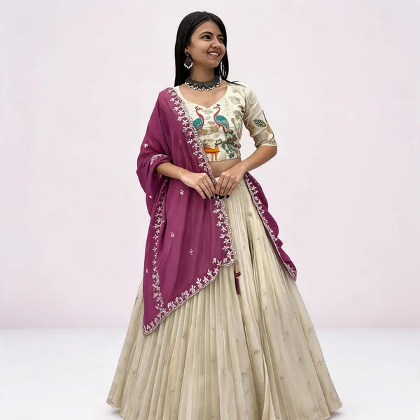 PC_480_Wedding_Wear_Beautiful_Lehenga_With_Wine_Dupatta
