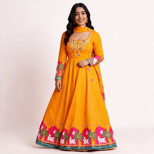 Pc_483_Kalamkari_Print_Gown