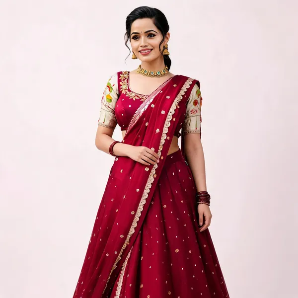 Pc_515_Georgette_embroidery_sequence_work_Lehenga