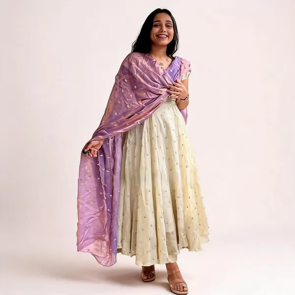 PC_567_Casual_Wear_White_Gown_With_Pink_Dupatta