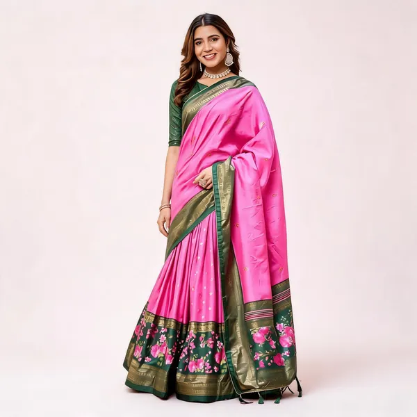 PIYU_02-3_Silk_Chaniya_Choli_Pink_Colour