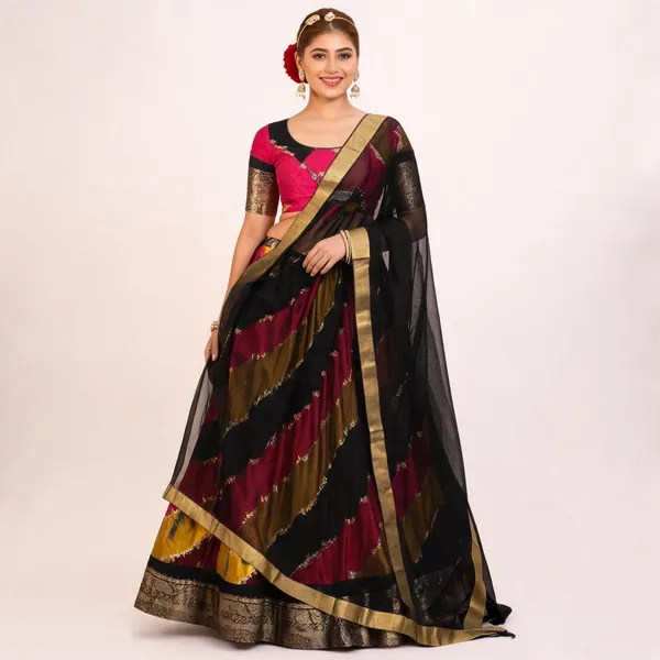 PIYU_07-05_New_Pattern_Party_Wear_Lehenga