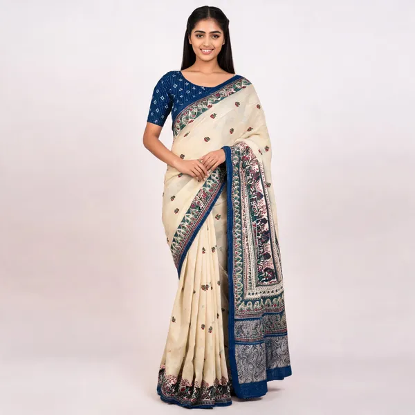 PIYU_1045_RECCO_KALASH_Blue_Saree