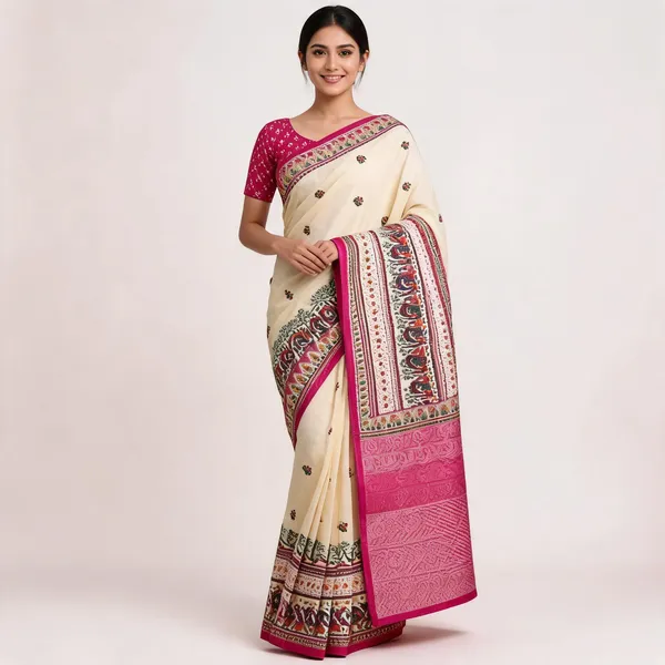 PIYU_1045_RECCO_KALASH_Pink_Saree