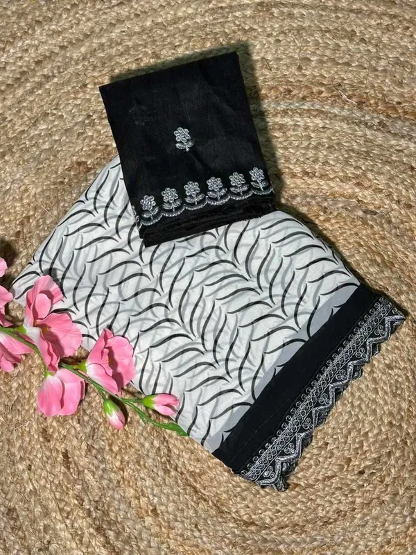 PIYU_1046_CODING_LASE_White_Saree