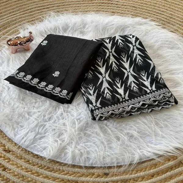 PIYU_1047_CODING_LASE-1_Black_Saree