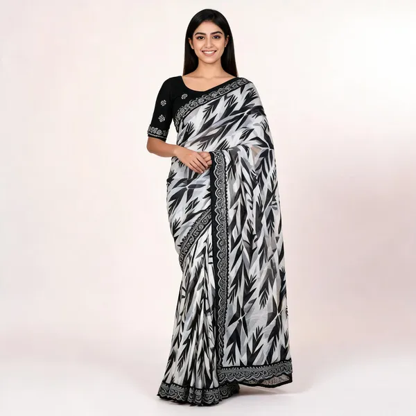 PIYU_1047_CODING_LASE-1_White_Saree
