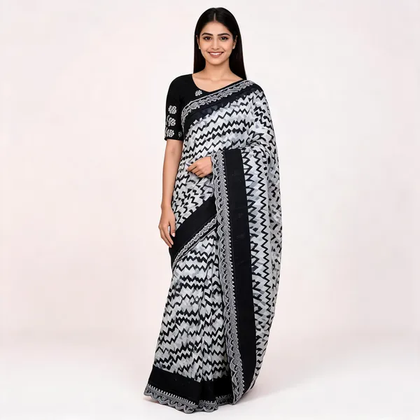PIYU_1048_CODING_LASE-3_White_Saree