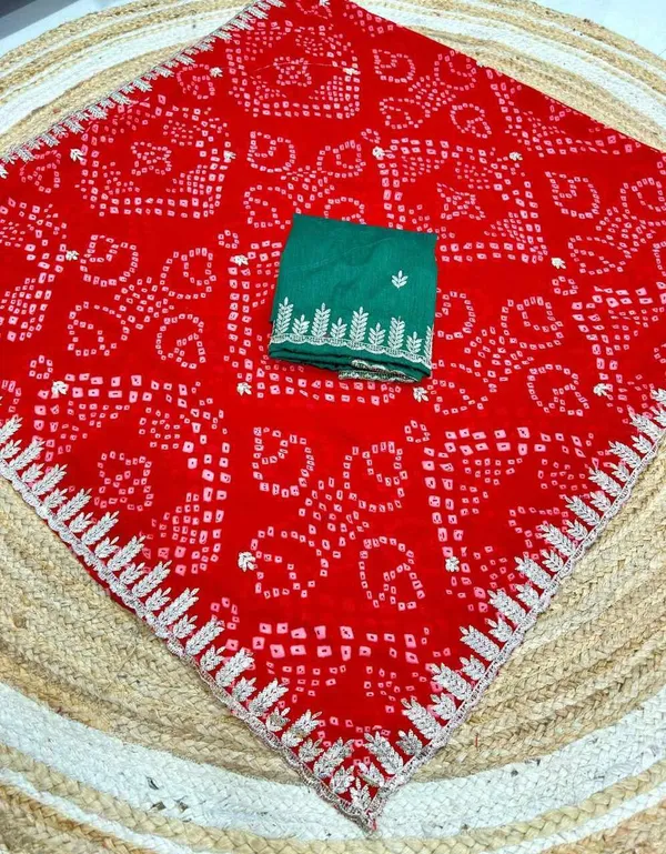 PIYU_1052_KHAJURI_BORDER_RED_SAREE