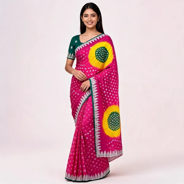 PIYU_1053_KHAJURI_BORDER-1_PINK_SAREE