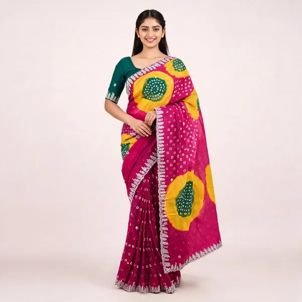 PIYU_1053_KHAJURI_BORDER-1_PINK_SAREE