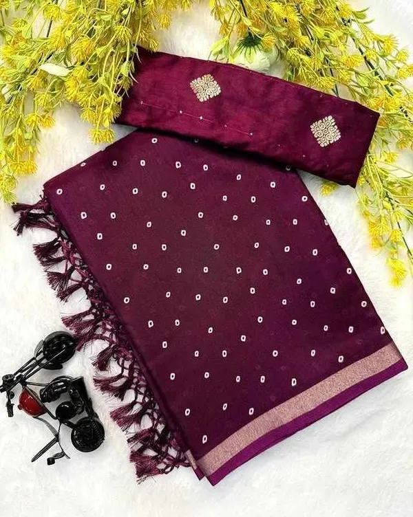 PIYU_P1014_Dot_bandhani_Wine_Saree