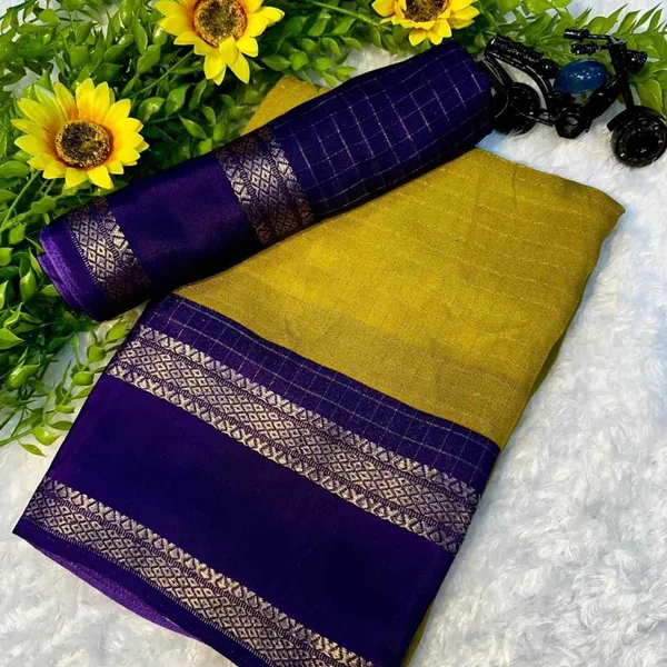 PIYU_P1018_Bentex_Yellow_Saree