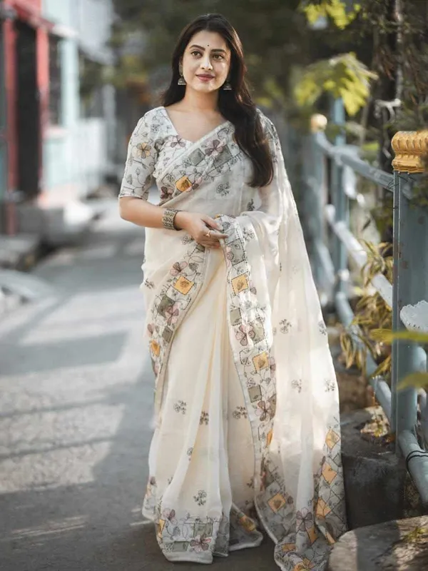 PIYU_P1021_Malti_C_pallu_Cream_Saree