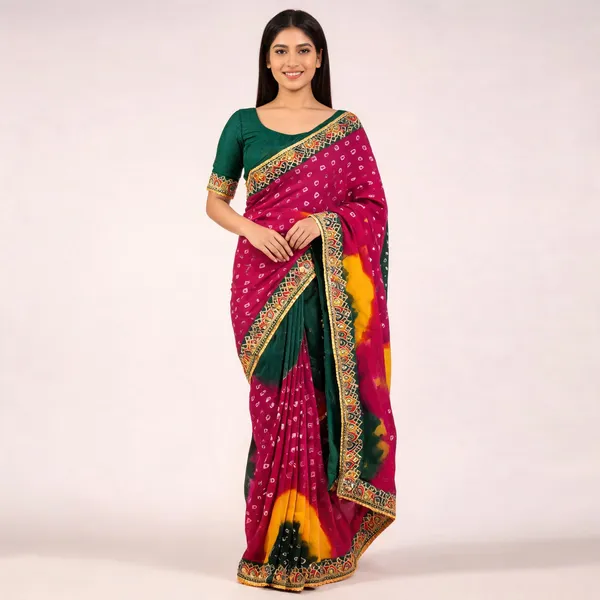 PIYU_P1041_MALTI_LESS-1_Pink_Saree