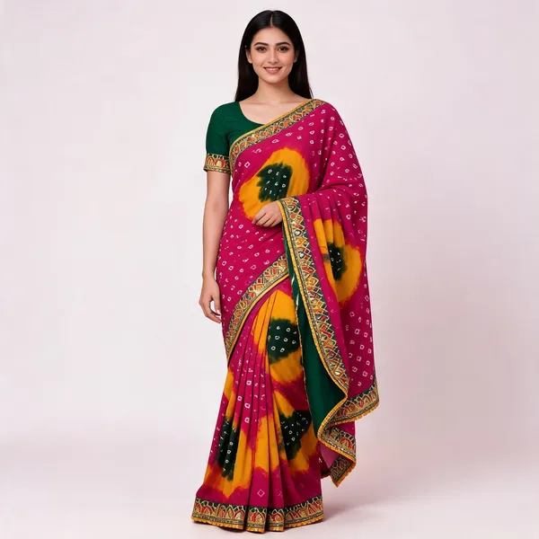 PIYU_P1041_MALTI_LESS-1_Pink_Saree
