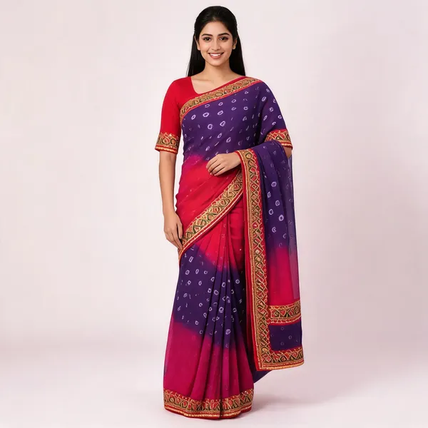 PIYU_P1041_MALTI_LESS-1_Purple_Saree