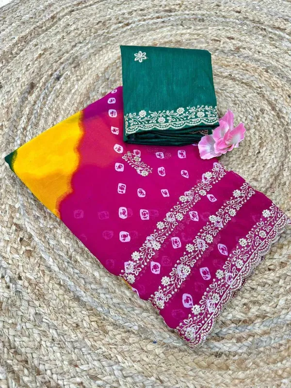 PIYU_P1051_LEHERIYA_BANDHANI-3_Pink_Saree