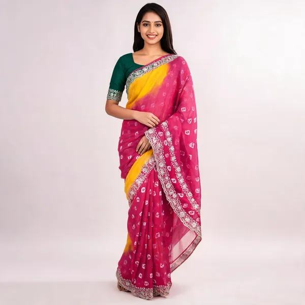 PIYU_P1051_LEHERIYA_BANDHANI-3_Pink_Saree