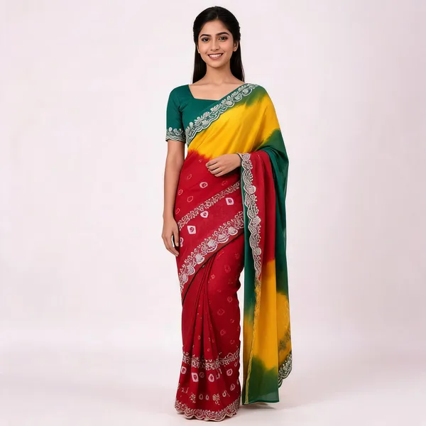 PIYU_P1051_LEHERIYA_BANDHANI-3_Red_Saree