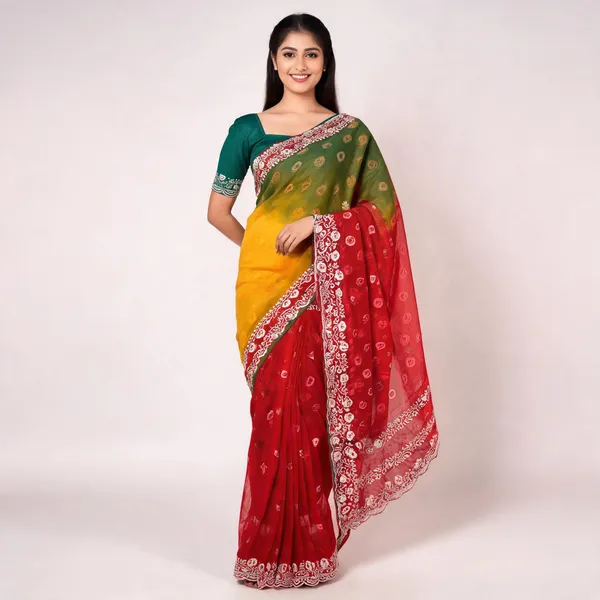 PIYU_P1051_LEHERIYA_BANDHANI-3_Red_Saree