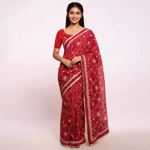 PIYU_P1086_BANDANI_Gota_Work_Saree