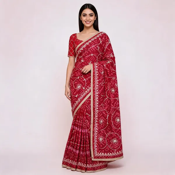 PIYU_P1086_BANDANI_Gota_Work_Saree