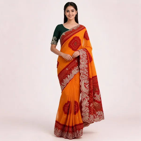 PIYU_P1089_LADDU_MANGO_SAREE