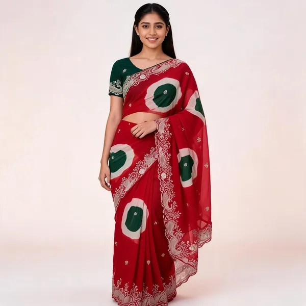 PIYU_P1094_BEAUTIFUL_LADDU_MANGO_SAREE