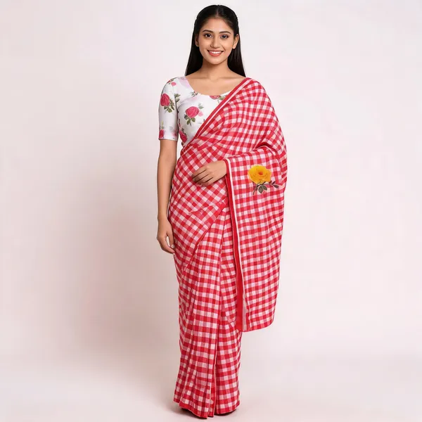 PIYU_P1096_NEW_ROSE_DESIGNED_SAREE