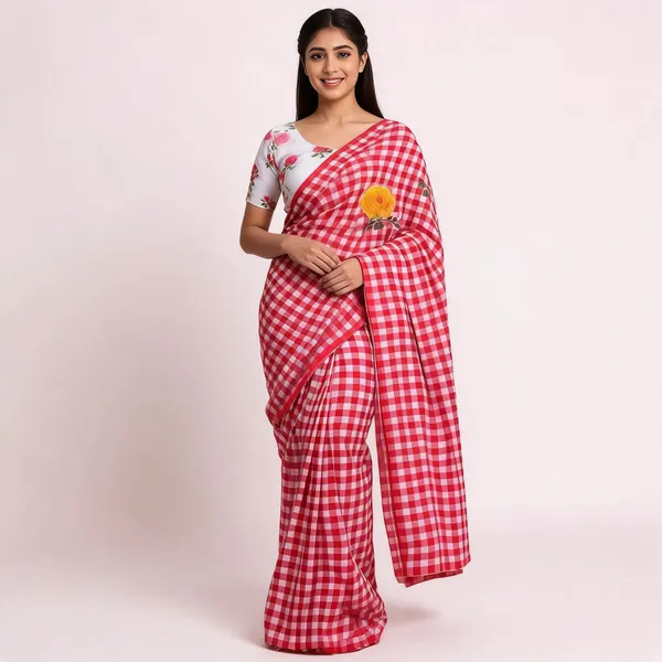 PIYU_P1096_NEW_ROSE_DESIGNED_SAREE