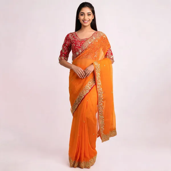 PIYU_P1102_BEAUTIFUL_PREMIUM_LADDU_MANGO_SAREE