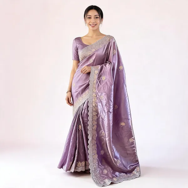 RC_5084_Wine_Gold_Crunchy_Designer_Saree