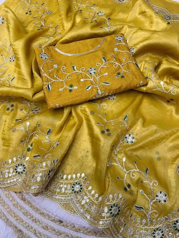 RC_Gota_Foil_Mustard_Beautiful_Designer_Saree